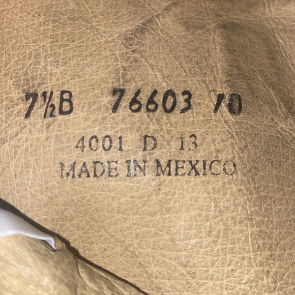 Distressed pair of Frye short boots. Great condition structurally. - Picture 10 of 10